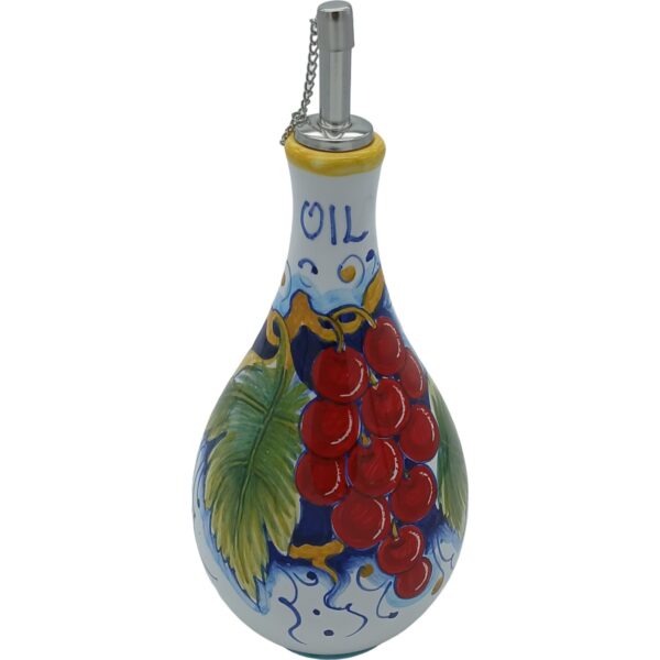 Ceramic oil bottle 20cm - Grape