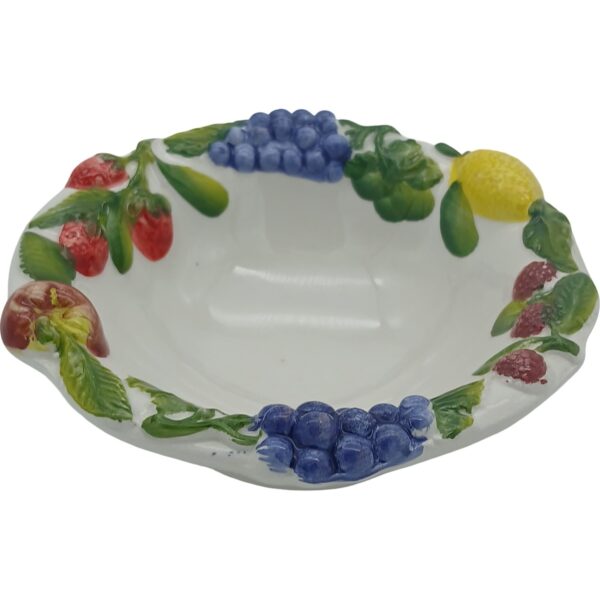 Ceramic bowl fruit design 16cm