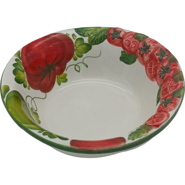 Ceramic bowl Tomato design 20cm