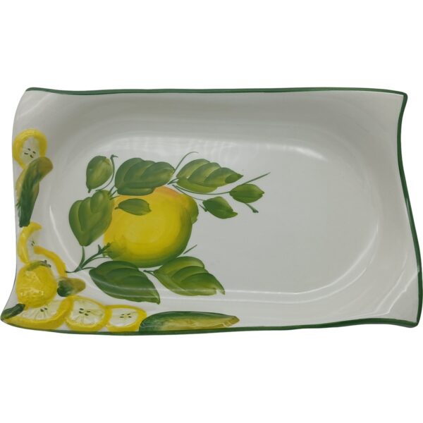Ceramic dish Lemon design 25cm