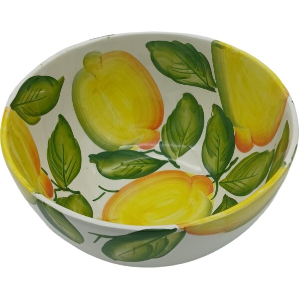 Ceramic bowl Lemon design 24cm