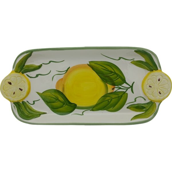 Ceramic tray Lemon Design 27cm