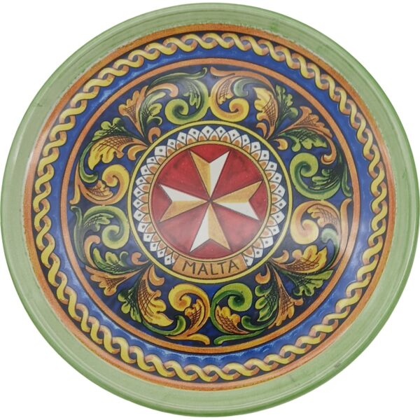 Ceramic plate 20cm Maltese Cross
