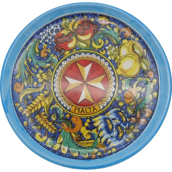 Ceramic plate 15cm Maltese Cross - B