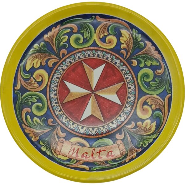 Ceramic plate 12cm Maltese Cross