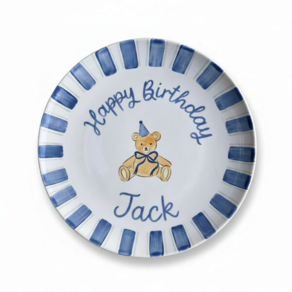 Birthday Teddy Plate