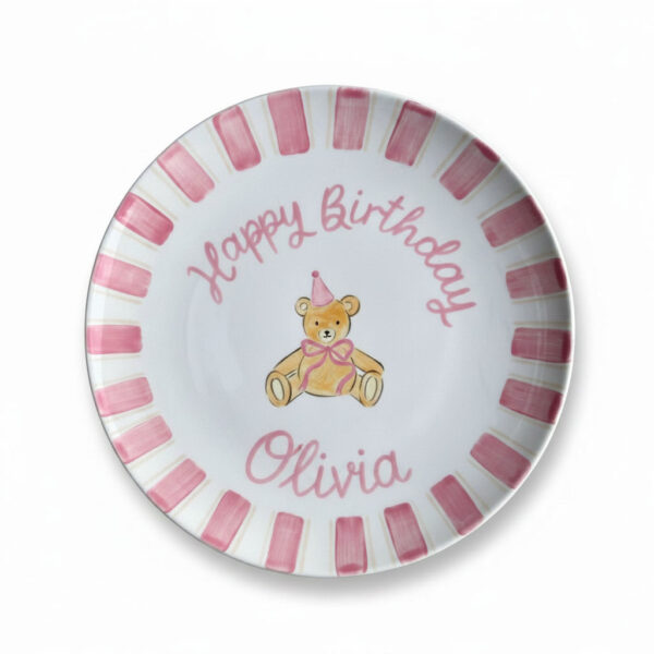 Birthday Teddy Plate