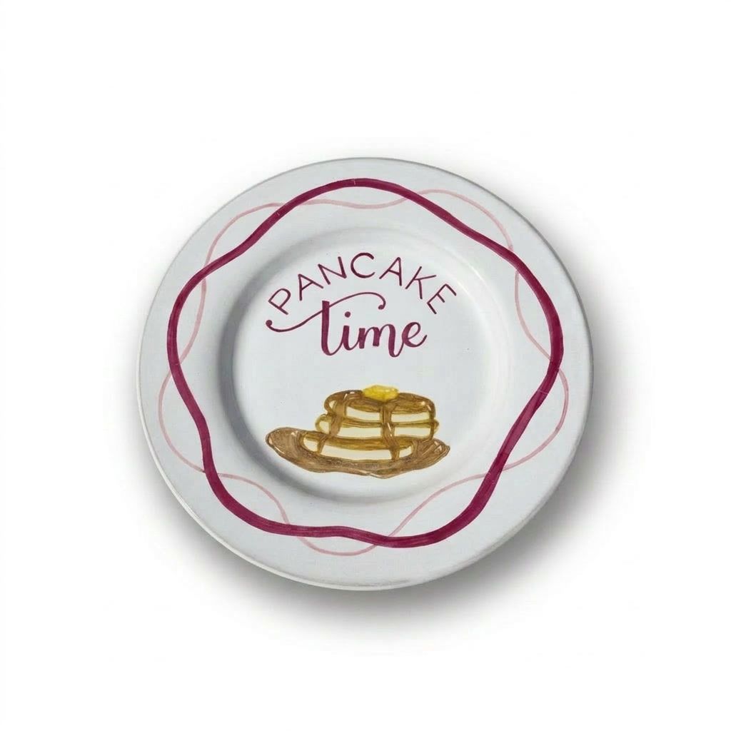 Pancake Time Plate