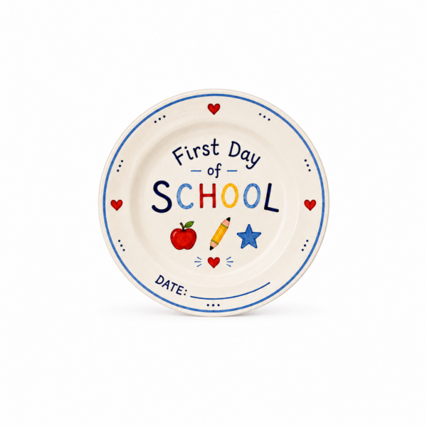 First Day of School Plate
